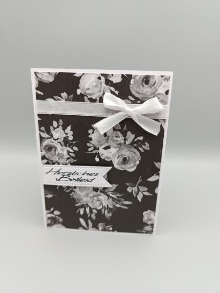 Trauerkarte „Herzliches Beileid“